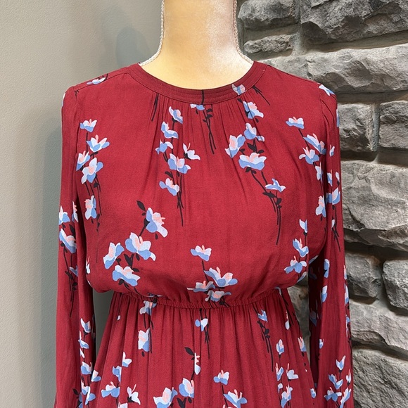 Ann Taylor Loft fall floral dress, XSP, like new - Picture 2 of 7
